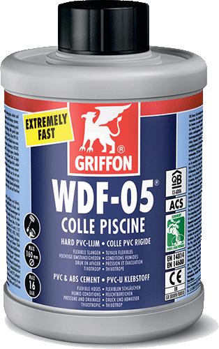 Клей для flex PVC/ABS Griffon WDF-05 1л (ящик 8 штук)
