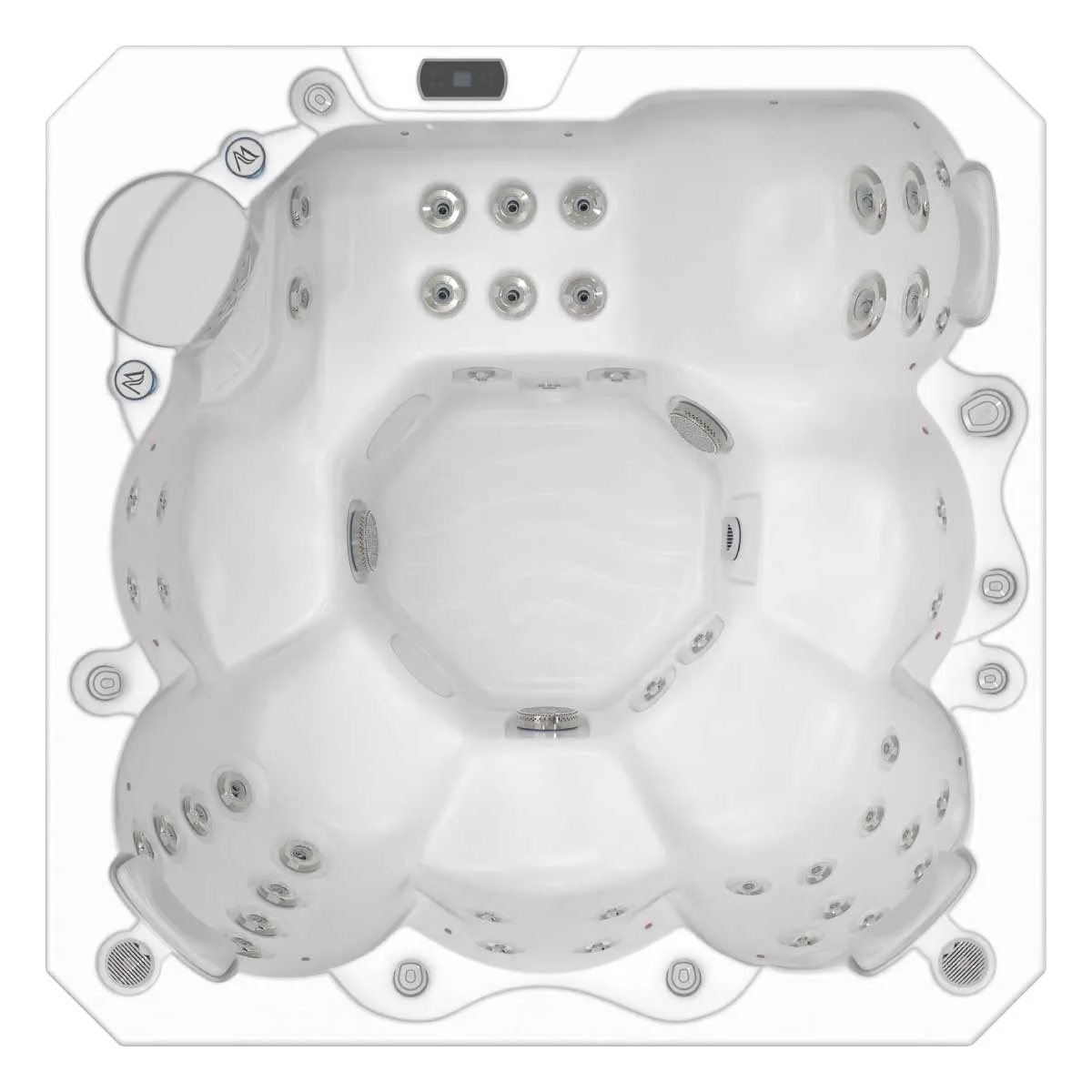 Prague Life Deluxe spa / WM00800-D, 6 місць, 200 × 200 × 90 cm — СПА-басейн Wellis, фото 12
