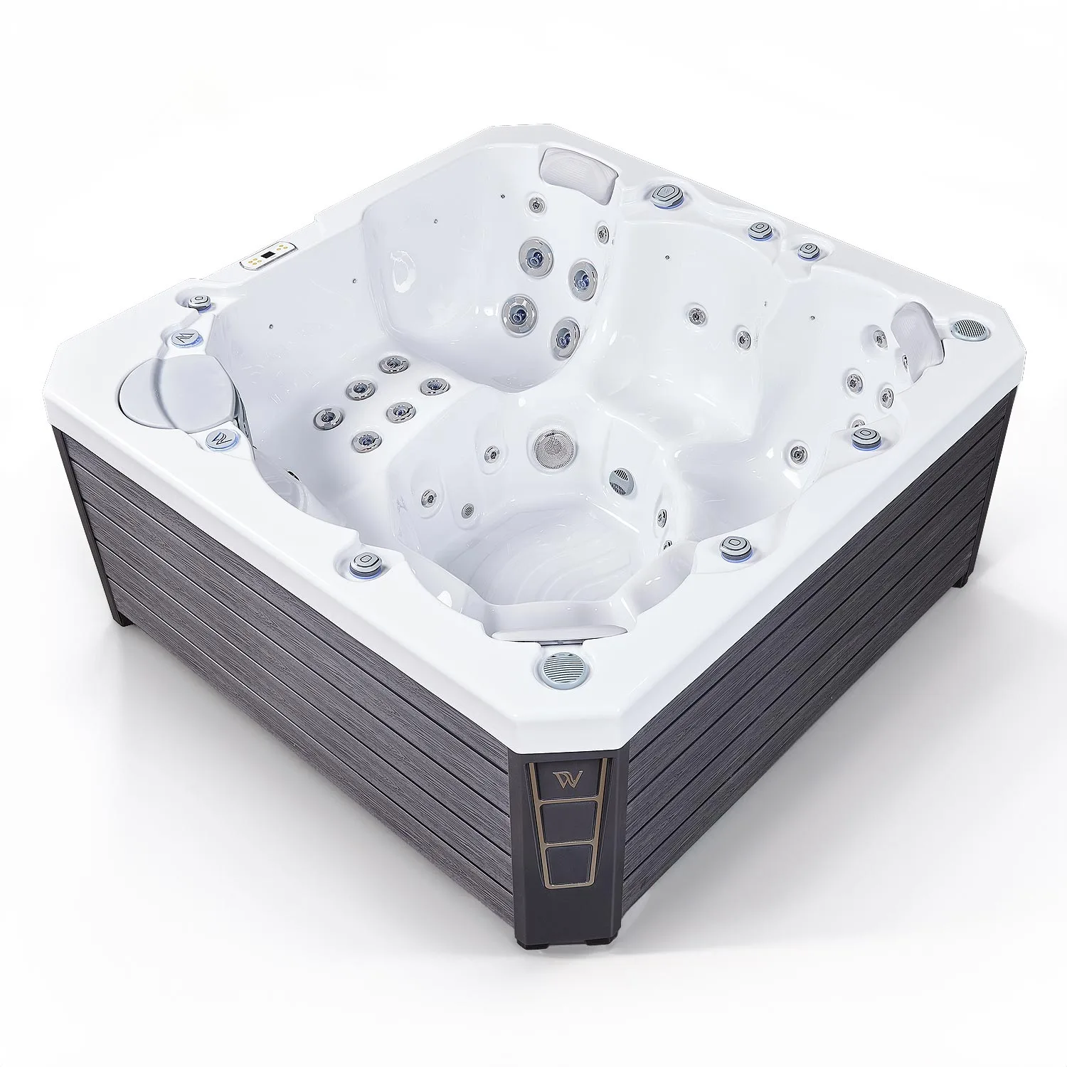 Prague Life Deluxe spa / WM00800-D, 6 місць, 200 × 200 × 90 cm — СПА-басейн Wellis, фото 2