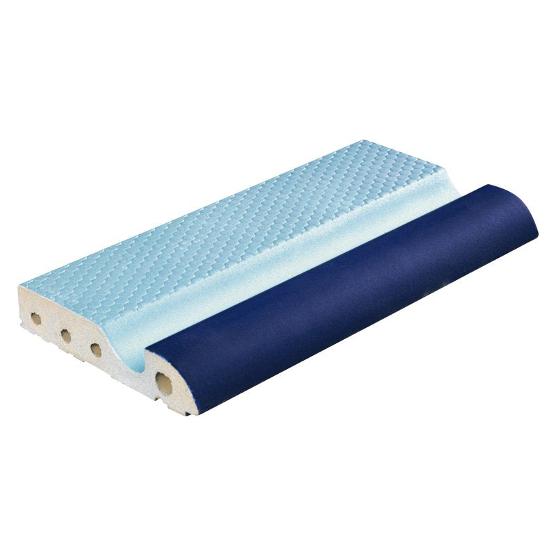 Борт з поручнем 12x24.5х2.6см (блакитний/т.синій) SISTEMA SPORT — плитка та спецелемент Exagres для басейну