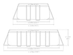 Каркасний басейн Intex Prism Frame Rectangular 4,00 м × 2,00 м × 1,22 м