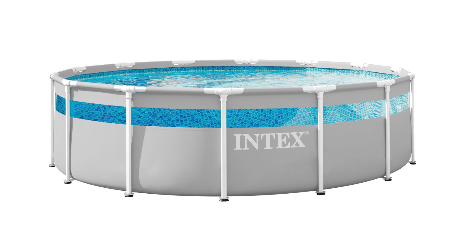 Каркасний басейн Intex Prism Frame Clearview 4,27 м × 1,07 м