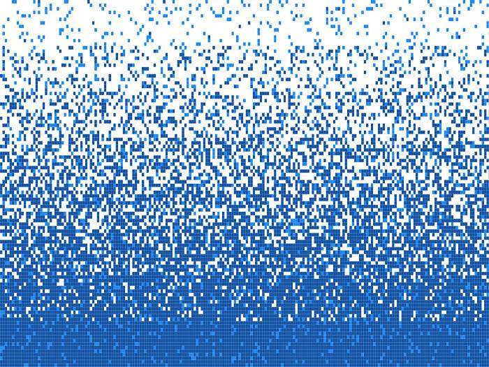 Скляна мозаїка AZUL-3 для басейну — 2.5 х 2.5 см, Блакитний