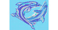 Скляна мозаїка DELFINES CRUZADOS для басейну — 2.5 х 2.5 см, 340х260 см