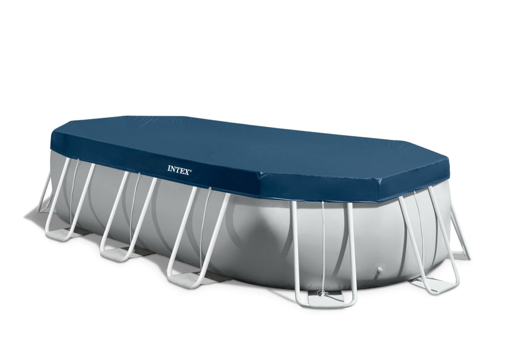 Каркасний басейн Intex Prism Frame Oval 5,03 м × 2,74 м × 1,22 м