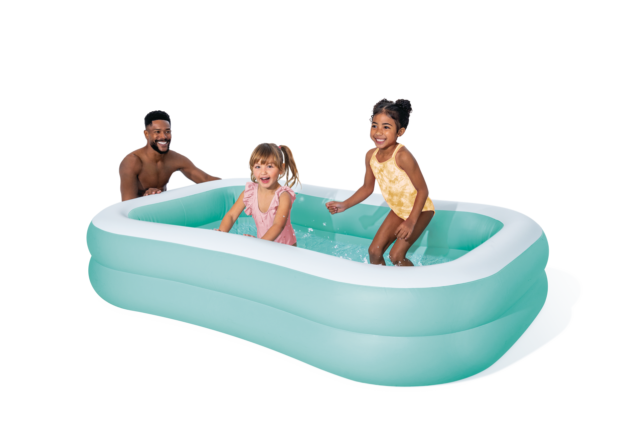 Надувний сімейний басейн Intex Aqua Swim Center (229×152×48 см)