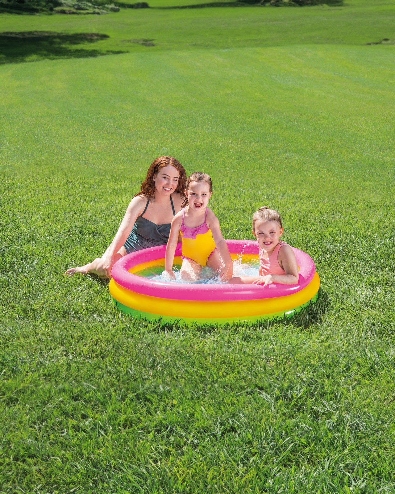Надувний басейн Intex Sunset Glow Pool (114×25 см)