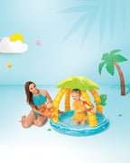 Надувний дитячий басейн Intex Tropical Island Baby Pool