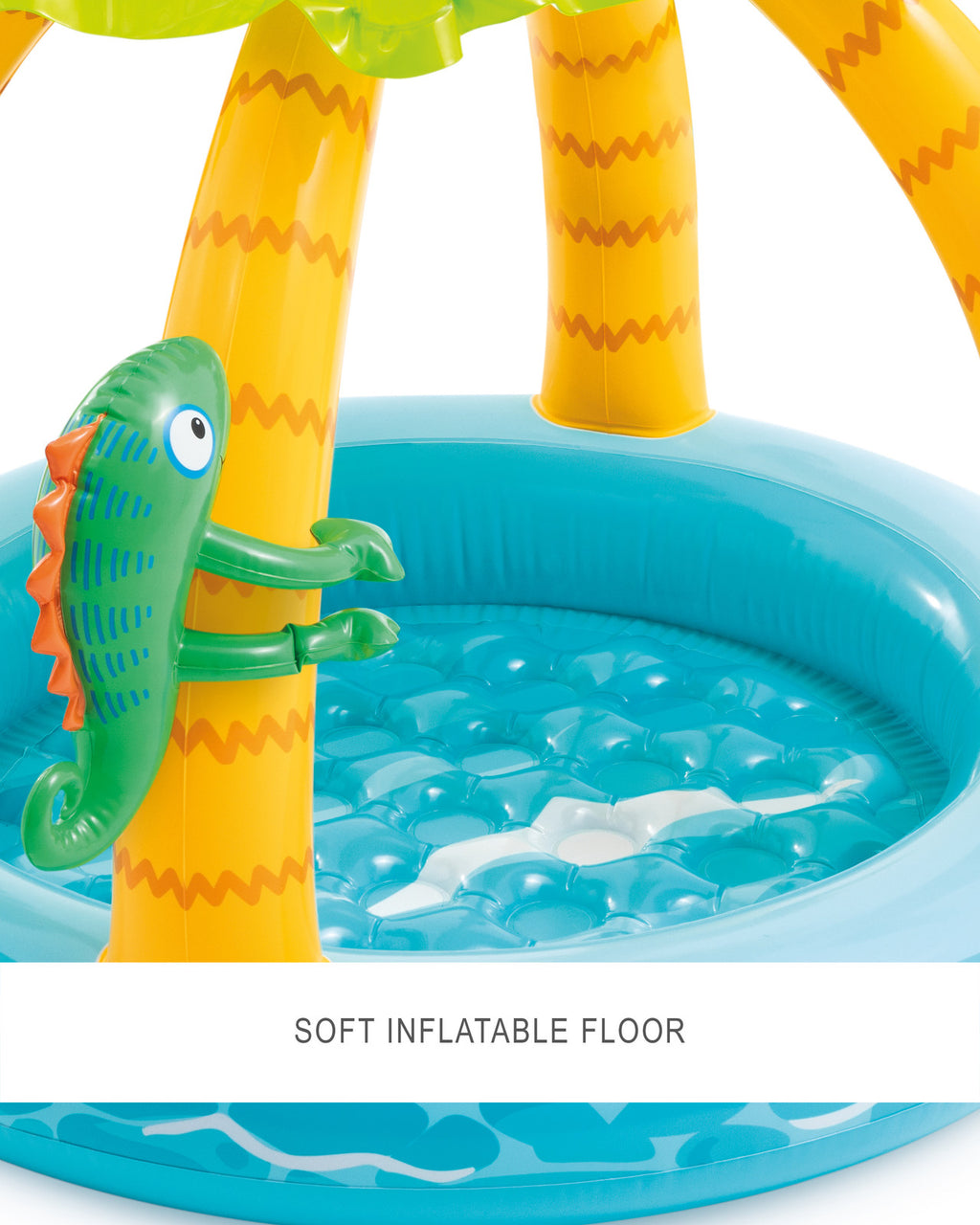 Надувний дитячий басейн Intex Tropical Island Baby Pool