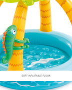 Надувний дитячий басейн Intex Tropical Island Baby Pool