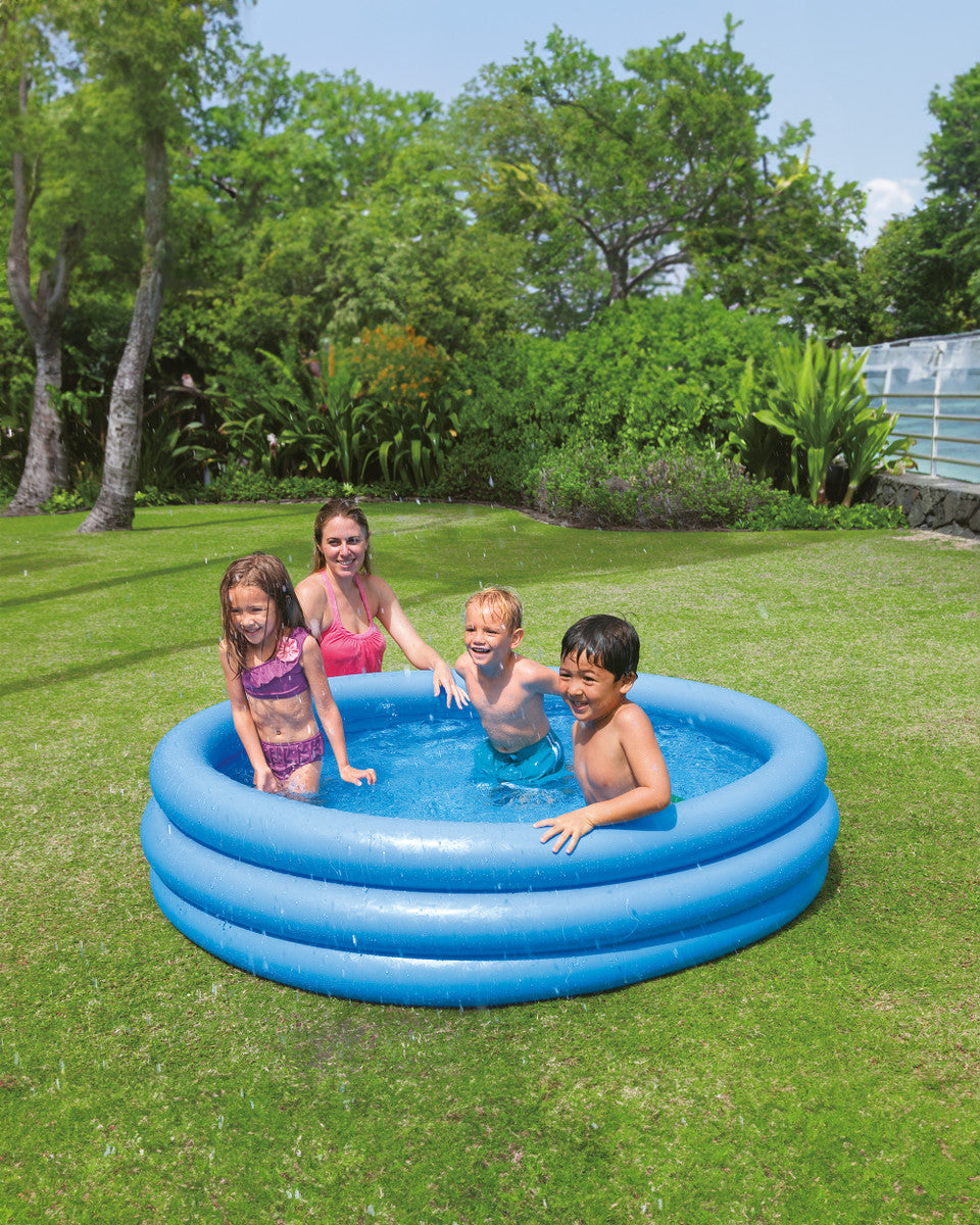 Надувний басейн Intex Crystal Blue (168×38 см)