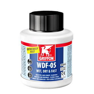 Клей для flex PVC/ABS Griffon WDF-05 0.125л (ящик 10штук) — Griffon WDF-05 для монтажу басейну
