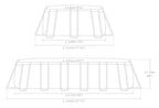 Каркасний басейн Intex Prism Frame Oval 6,10 м × 3,05 м × 1,22 м