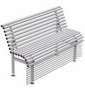 Изображение Сидіння трубчасте, пряме (AISI 316L)