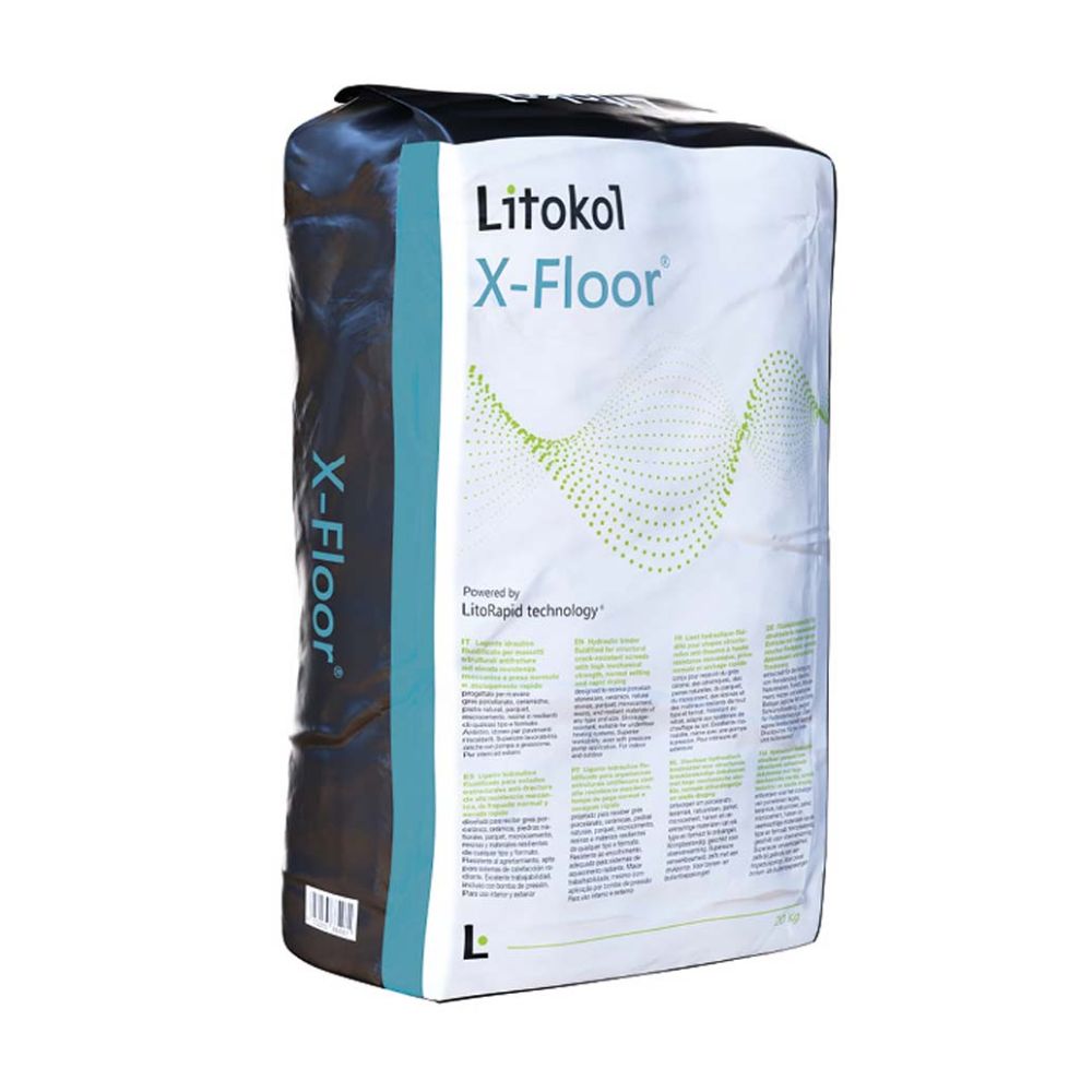 Готова рідка стяжка Litokol X-Floor® мішок 20 кг — Litokol для басейнів, плитки та мозаїки