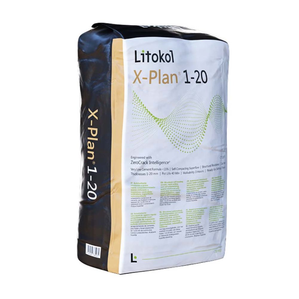 Самовирівнювальна суміш Litokol X-Plan® 1-20 мішок 20 кг — Litokol для басейнів, плитки та мозаїки