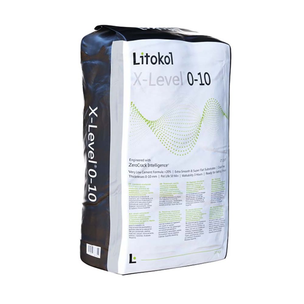 Тиксотропна полімерна шпаклівка Litokol X-Level® 0-10 мішок 20 кг — Litokol для басейнів, плитки та мозаїки