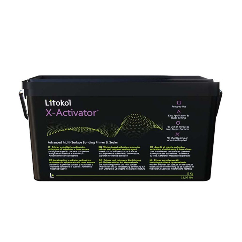 Вдосконалений полімерний праймер Litokol X-Activator® відро 1 кг — Litokol для басейнів, плитки та мозаїки