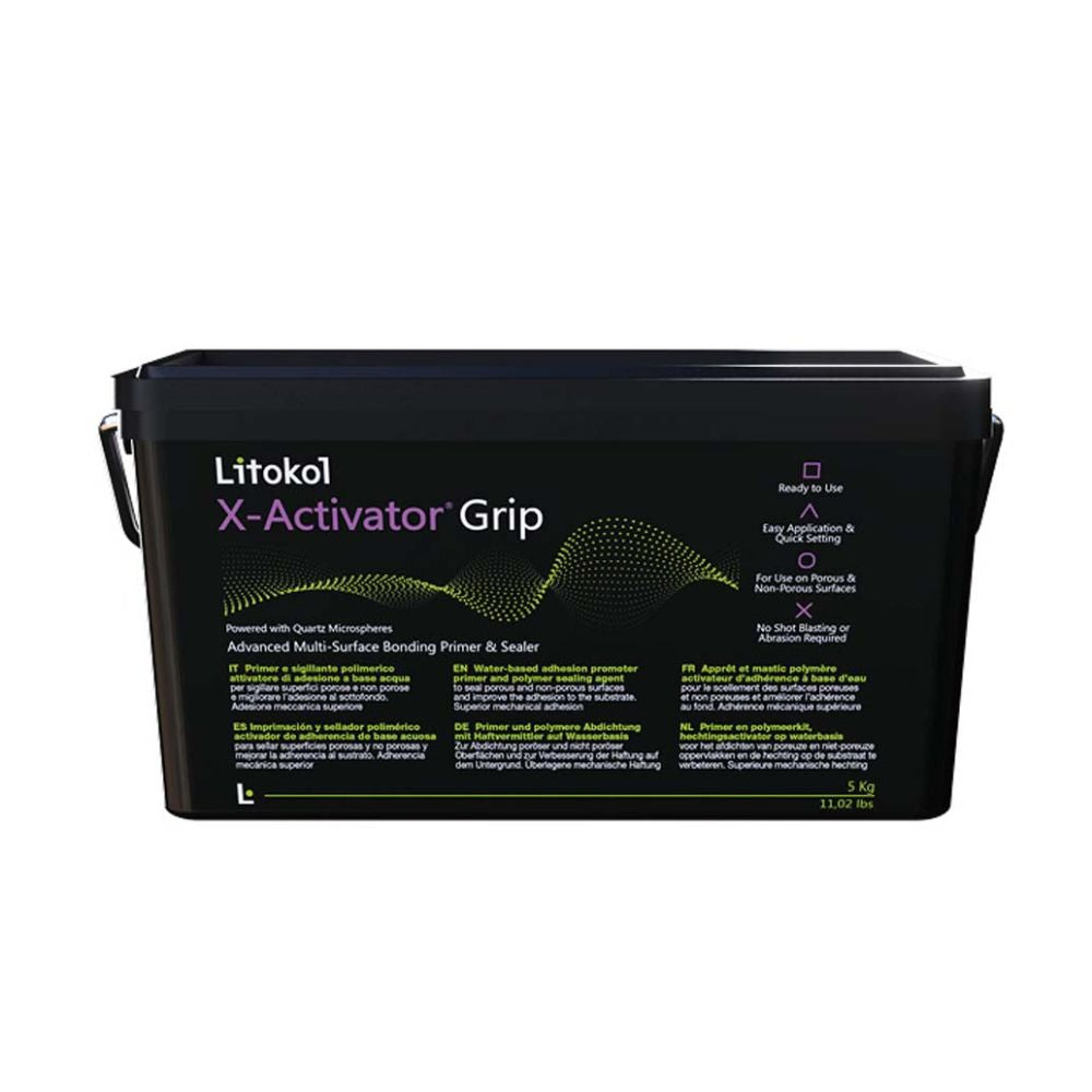 Вдосконалений полімерний праймер Litokol X-Activator® Grip відро 5 кг — Litokol для басейнів, плитки та мозаїки
