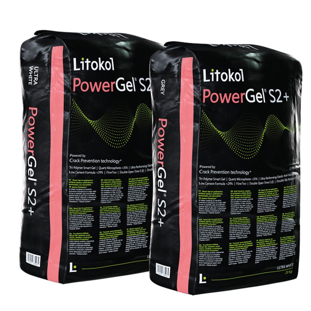 Еластичний триполімерний гель Litokol PowerGel® S2+ мішок 20 кг Сірий — Litokol для басейнів, плитки та мозаїки