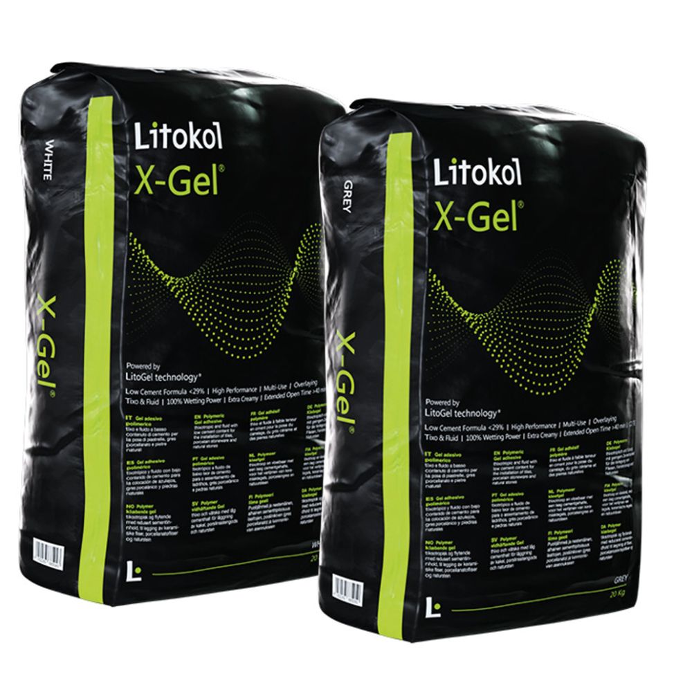 Полімерний гель Litokol X-Gel® мішок 20 кг Білий — Litokol для басейнів, плитки та мозаїки