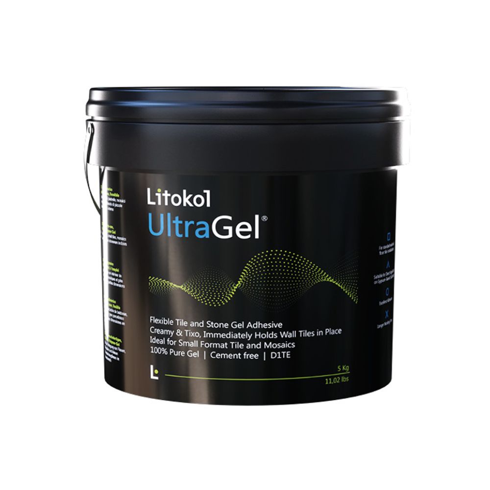 Гнучкий полімерний гель Litokol UltraGel® відро 5 кг Білий — Litokol для басейнів, плитки та мозаїки