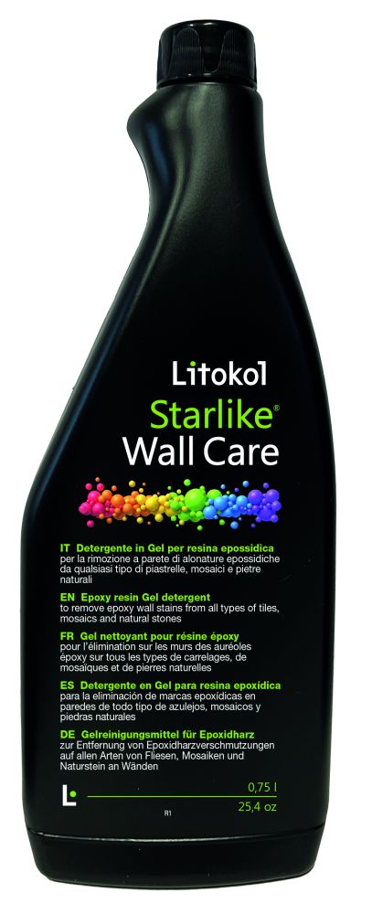 Інноваційний гелевий очищувач Litokol Starlike® Wall Care флакон 750 мл — Litokol для басейнів, плитки та мозаїки