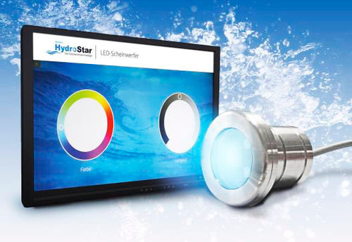 LED-Atmosphera та дисплей сенсорний Hydro Star Binder — обладнання для басейну