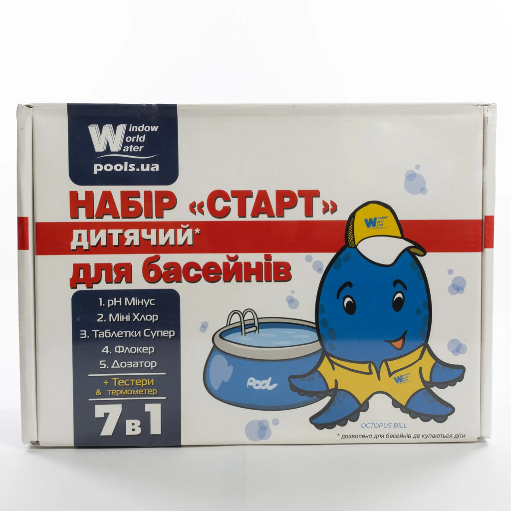 Набір хімії для дитячого басейну Water World Window START
