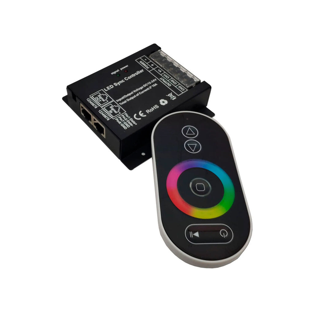 Контроллер RGBV+ Warmpool Led Sync Controller, 12/24V DC, 30 A, для систем з 4-х жильним кабелем