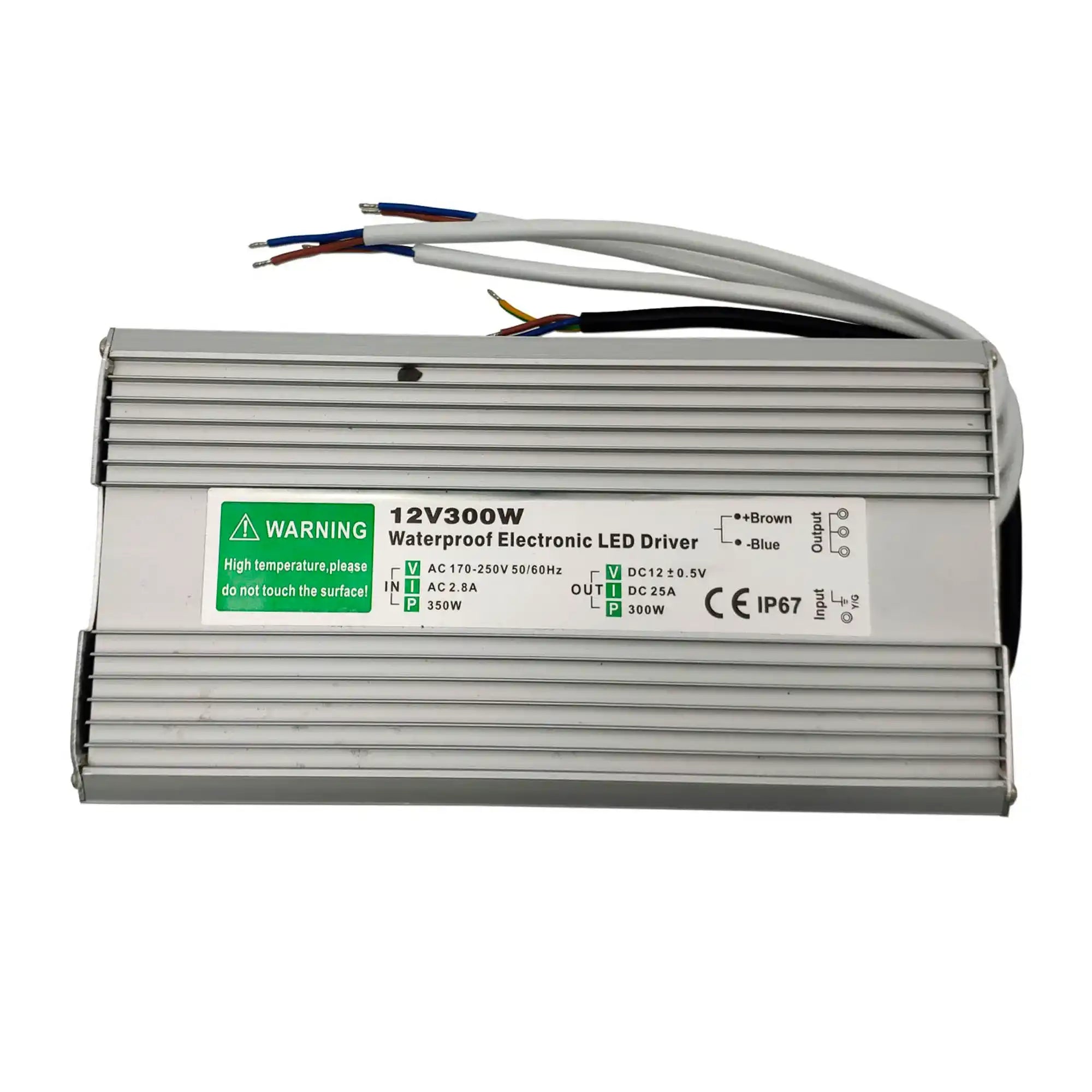 Джерело живлення Warmpool Waterproof Electronic LED Driver, 12V/DC, 300 Вт