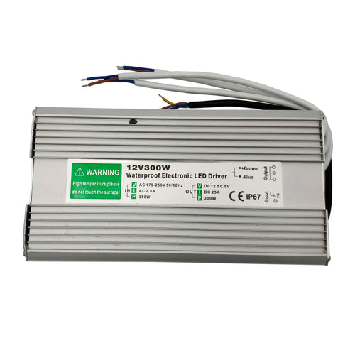 Джерело живлення Warmpool Waterproof Electronic LED Driver, 12V/DC, 300 Вт