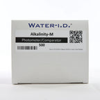 Alkalinity-M — 500 таб — упаковку показано спереду разом із блістером таблеток