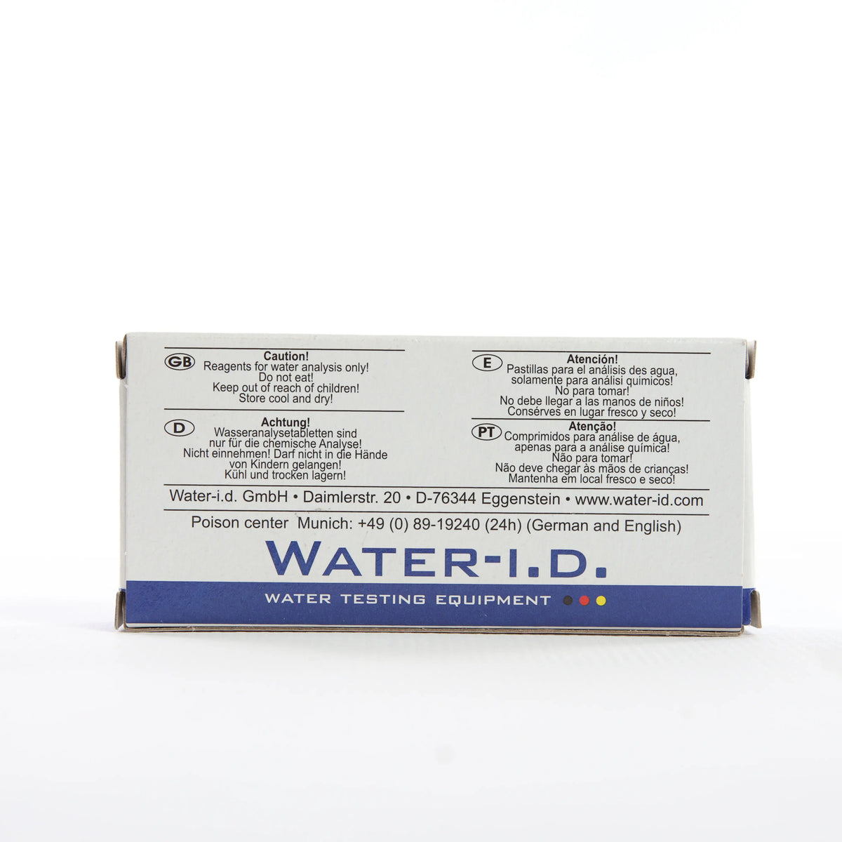 Alkalinity-P — 50 таб — упаковку реагенту показано з іншого боку, видно маркування