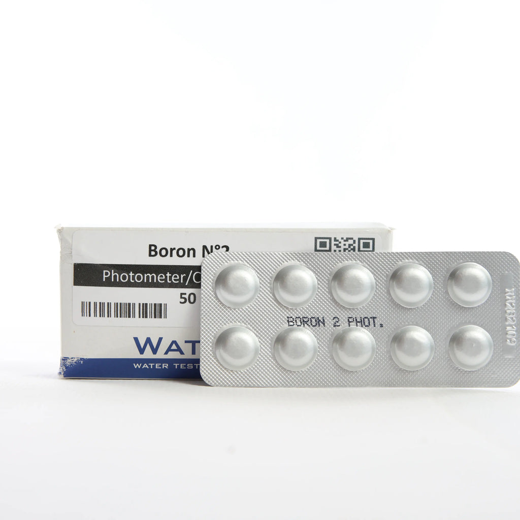 Boron №2 — 50 таб — упаковку показано разом із блістером таблеток у фронтальному ракурсі
