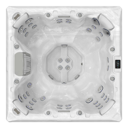 Mandala Life Deluxe Ice White WM00774-D 7 мест 215 × 215 × 86,5 cm,388 kg — СПА-басейн Wellis, фото 2