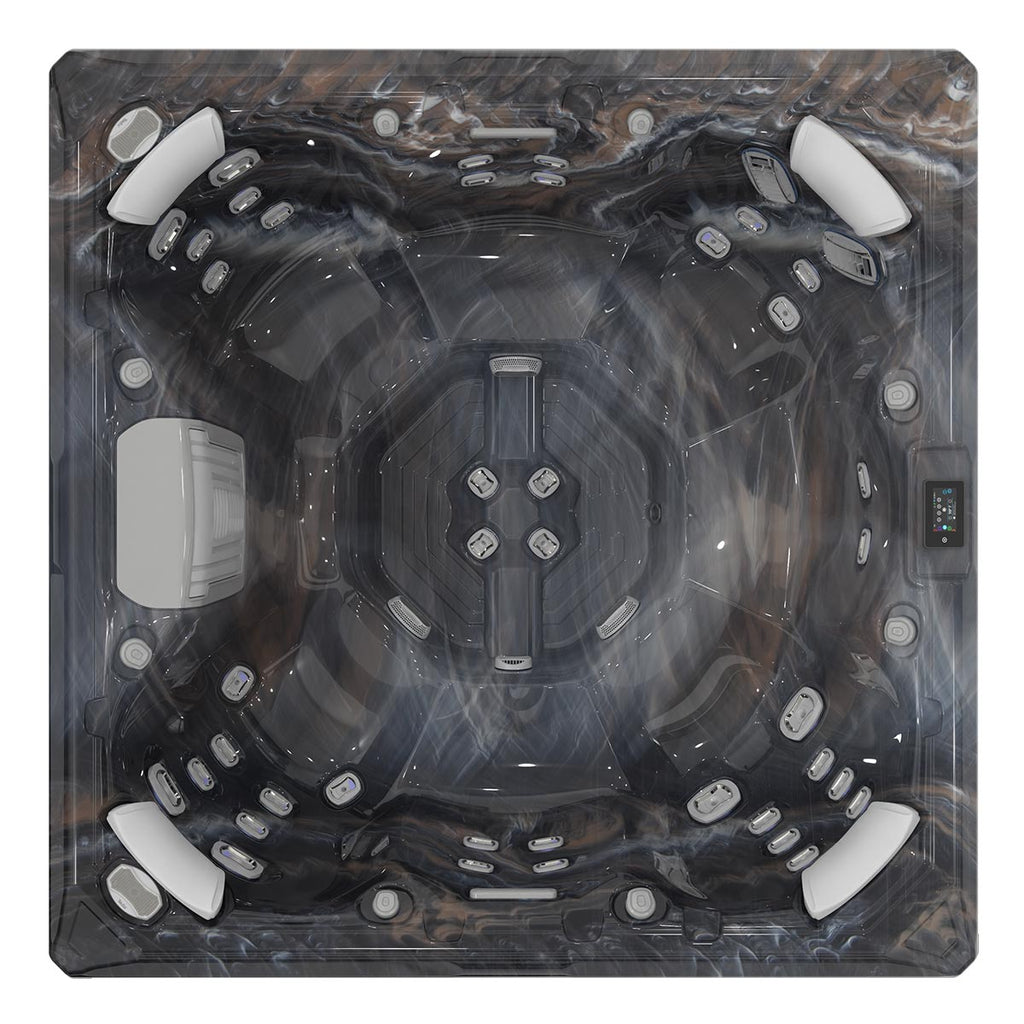 Mandala Life Deluxe Ice White WM00774-D 7 мест 215 × 215 × 86,5 cm,388 kg — СПА-басейн Wellis, фото 4