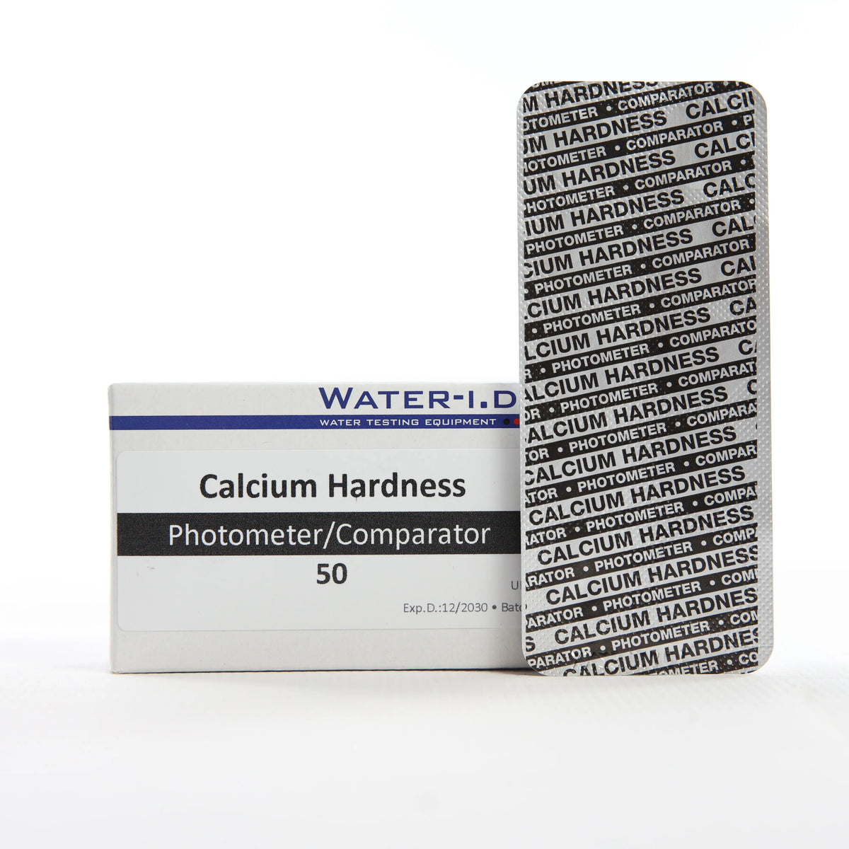 Calcium Hardness HR+LR — 50 таб — упаковку показано разом із блістером таблеток у фронтальному ракурсі