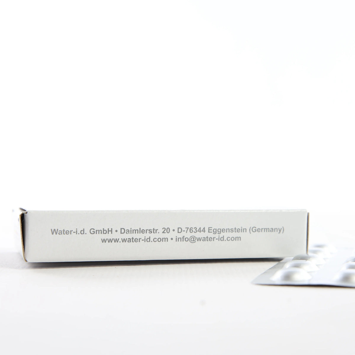 Calcium Hardness HR+LR — 50 таб — упаковку та блістер показано збоку або зі зворотного боку