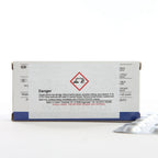 Chloride №1 — 50 таб — коробку таблетованого реагенту показано зі зворотного боку