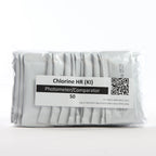 Chlorine HR (KI) — 50 саше — прозору упаковку із саше показано зі зворотного боку