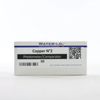 Copper 2 — 50 таб — упаковку реагенту показано спереду, етикетку добре видно