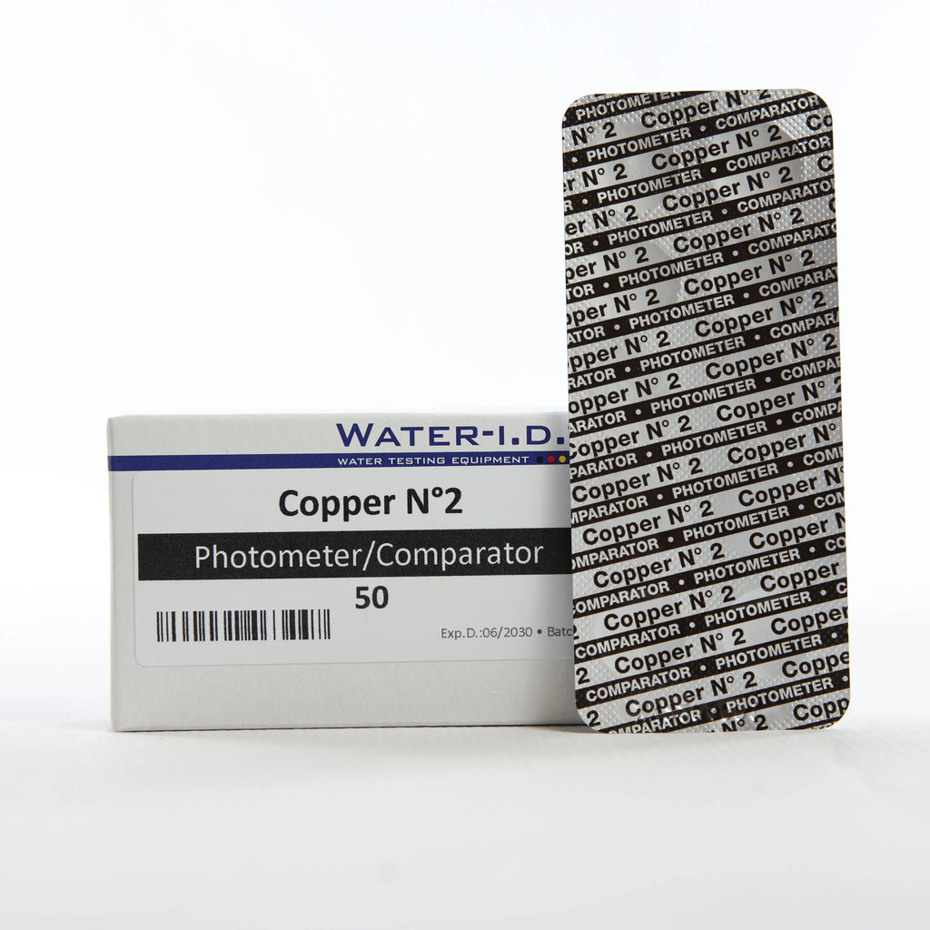 Copper 2 — 50 таб — упаковку показано разом із блістером таблеток у фронтальному ракурсі