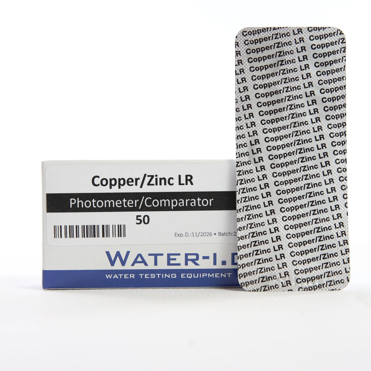Copper_Zink LR — упаковку показано разом із блістером таблеток у фронтальному ракурсі