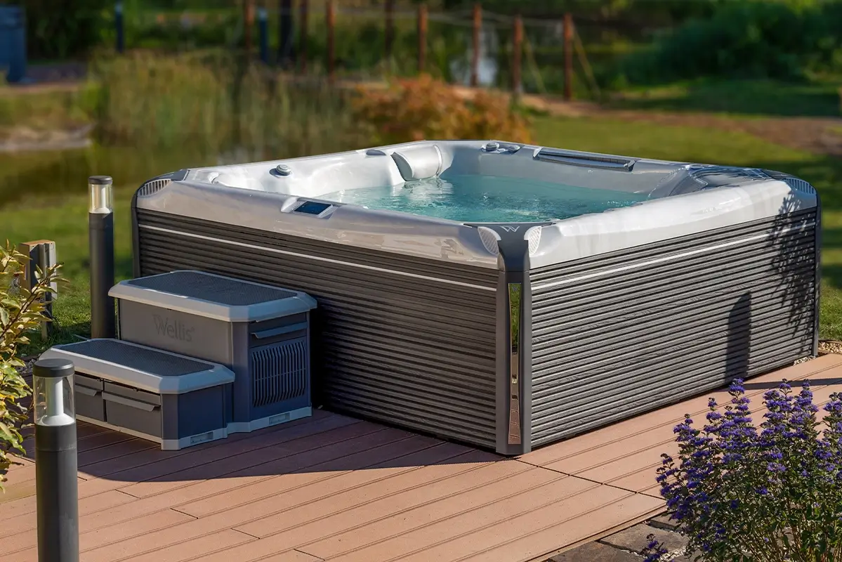 Everest Life Deluxe spa Ice White WM00754-D (Configuration 154350) — СПА-басейн Wellis, фото 6