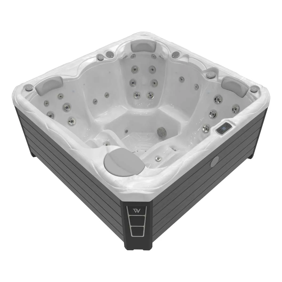 Budapest Life Deluxe WM00799-D, 5 місць, 200 × 200 × 89 cm, 236 kg — СПА-басейн Wellis, фото 5