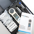 Фотометр Finwell PRO (базовий, акваріум) — відкритий кейс із фотометром і приладдям показано зверху