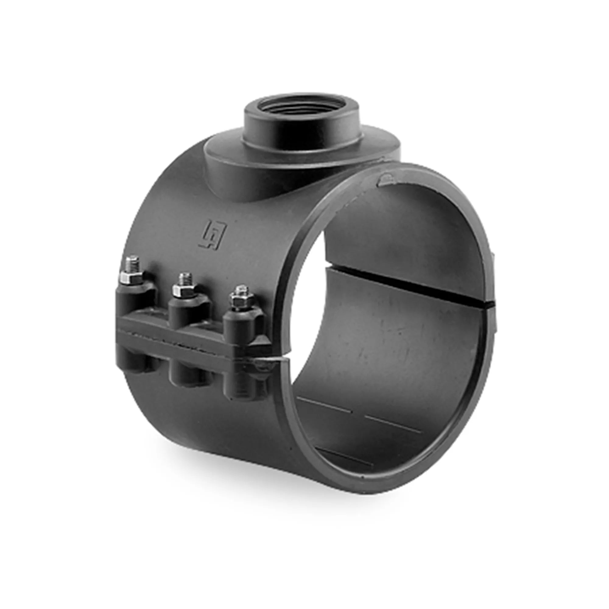 Хомут-врізка сідло зажимне ПП Hidroten d200x1 1/2"