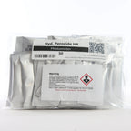 Hyd. Peroxide HR — 50 саше — прозору упаковку із саше показано спереду, етикетку добре видно