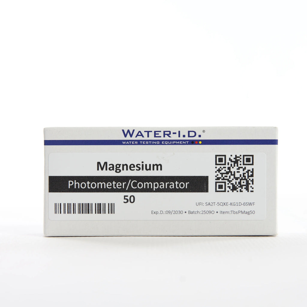 Magnesium — 50 таб — упаковку реагенту показано спереду, етикетку добре видно